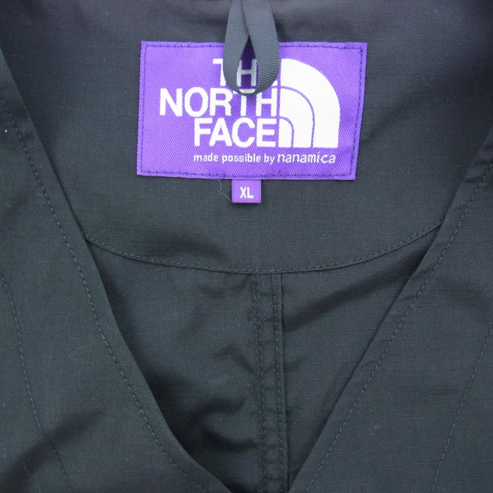 THE NORTH FACE ノースフェイス 23SS NP2307N Polyester Wool Ripstop Trail Vest ウール リップストップ トレイル ベスト ブラック系 XL【美品】【中古】
