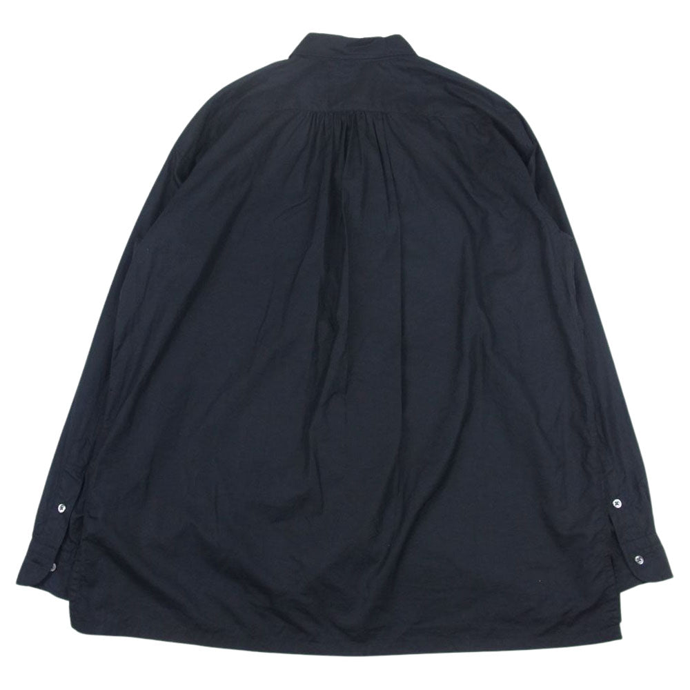 PORTER CLASSIC ポータークラシック 22SS ALUMO SWISS COTTON WIDE POCKET SHIRT アルモ スイスコットン ワイドポケット 長袖 シャツ ブラック系 3【中古】