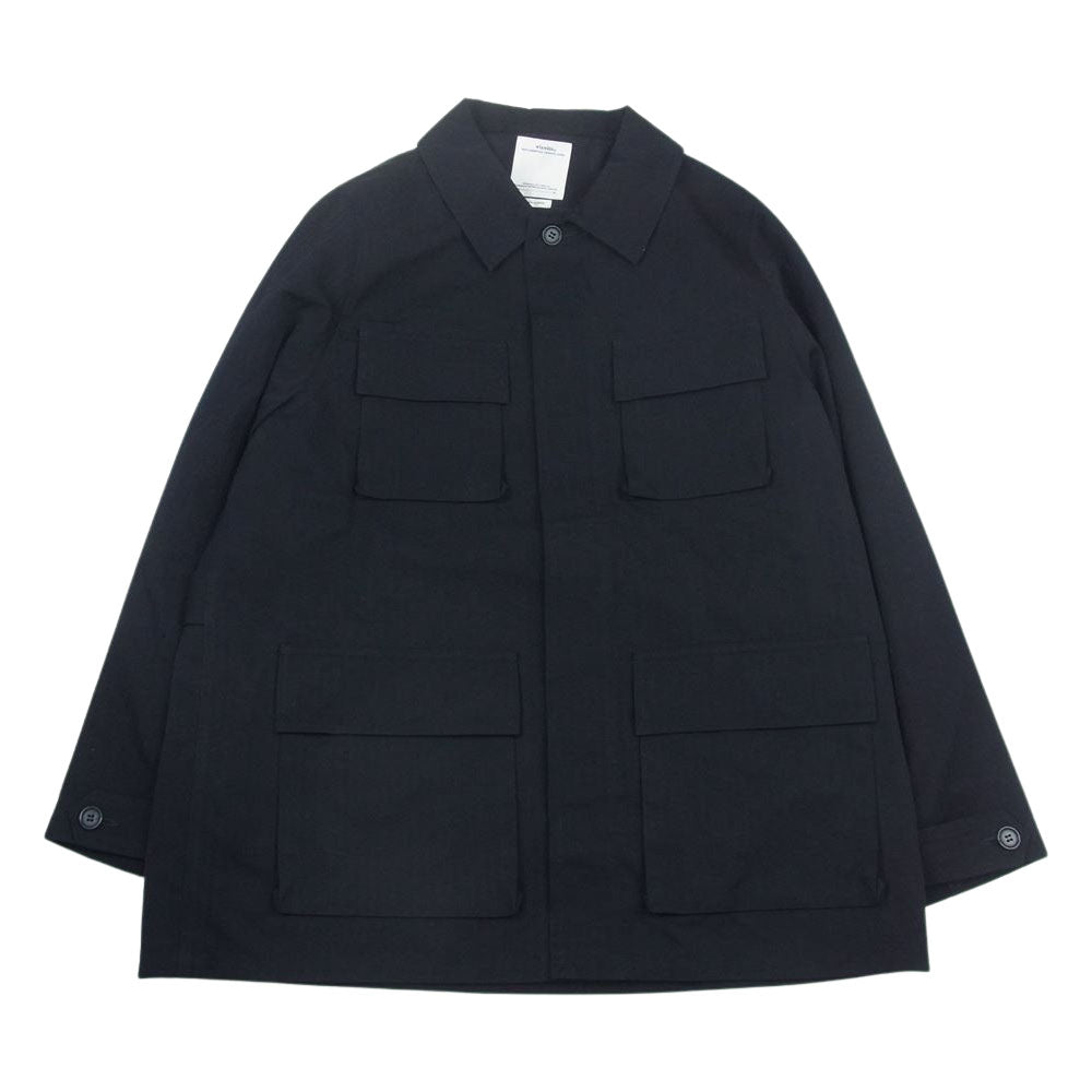 VISVIM ビズビム 21AW 0121405013003 KILGORE JKT ヘリンボーン ミリタリー ファティーグ キルゴア ジャケット ブラック ブラック系 4【美品】【中古】