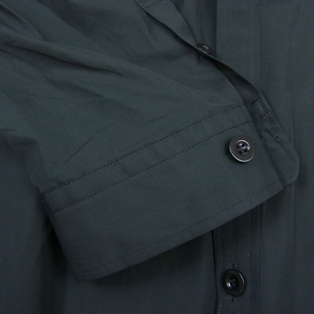 Sacai サカイ 23SS 23-03037M Thomas Mason Cotton Poplin Jacket トーマスメイソン コットンポプリン ドッキング シャツ ジャケット ブラック系 3【美品】【中古】