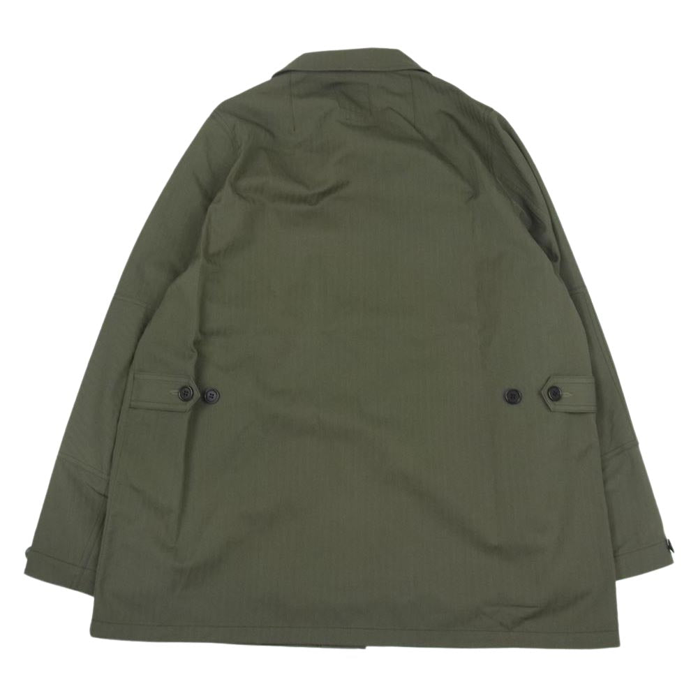 VISVIM ビズビム 21AW 0121405013003 KILGORE JKT ヘリンボーン ミリタリー ファティーグ キルゴア ジャケット カーキ カーキ系 4【美品】【中古】