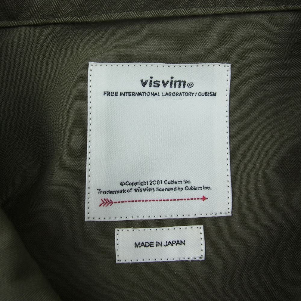 VISVIM ビズビム 21AW 0121405013003 KILGORE JKT ヘリンボーン ミリタリー ファティーグ キルゴア ジャケット カーキ カーキ系 4【美品】【中古】
