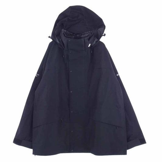 MONCLER モンクレール GENIUS ジーニアス HYKE ハイク BLACK 4 RHONESTOCK エステルタフタ マウンテンパーカー ブラック系 2【美品】【中古】