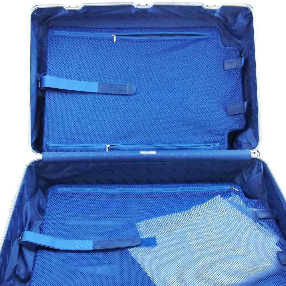 RIMOWA リモワ 82L Topas titanium トパーズ チタニウム 4輪 マルチホイール スーツケース キャリーバッグ シルバー系【中古】