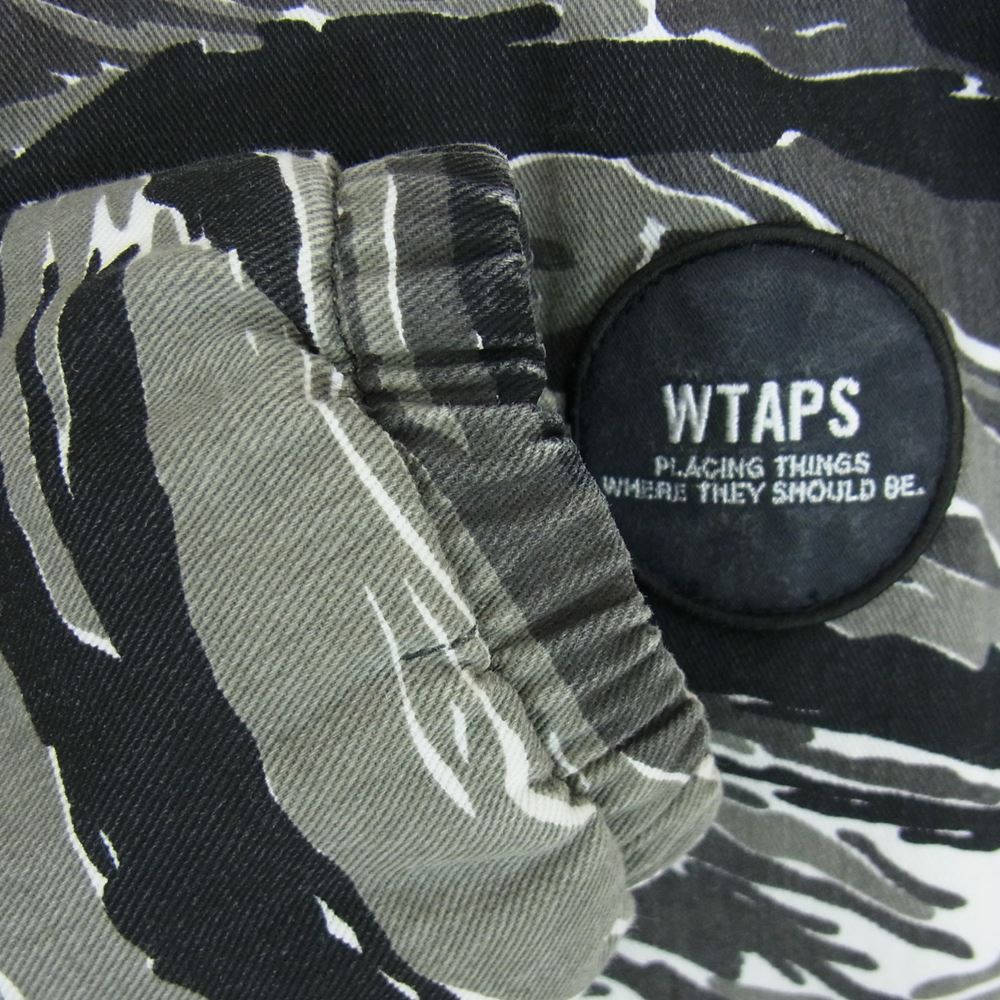 WTAPS ダブルタップス 15AW 152GWDT-JKM01S COACH JACKET 02 TIGER CAMO ワッペン コーチ タイガーカモ ジャケット グレー系 2【中古】