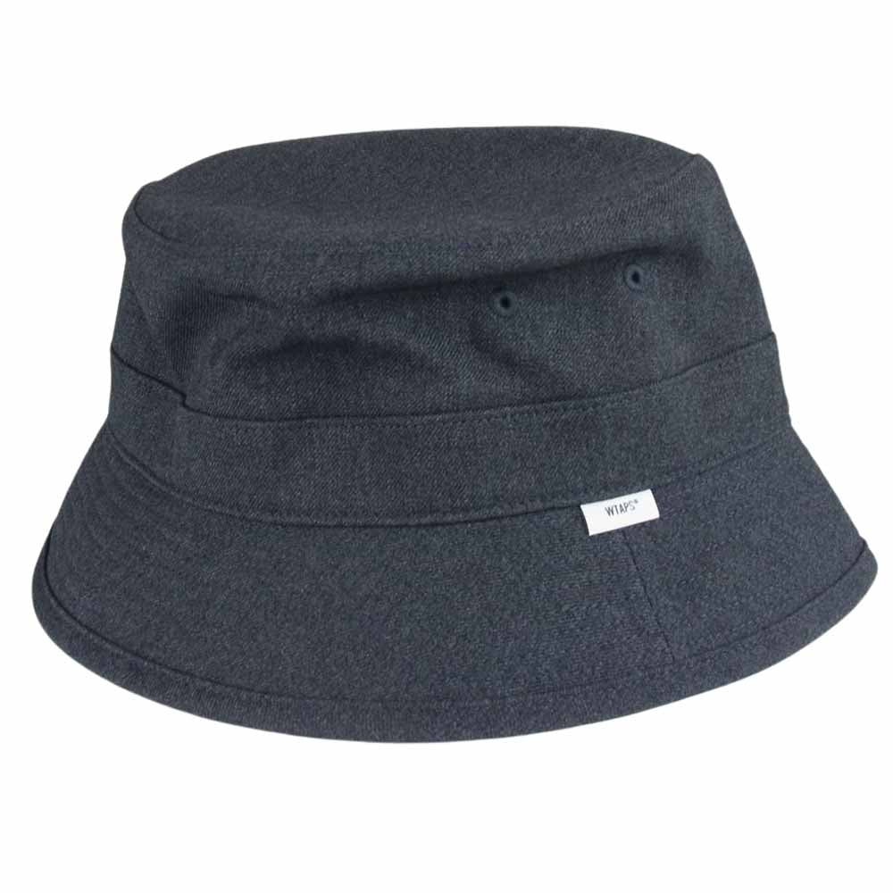 WTAPS ダブルタップス 23SS 231HCDT-HT02 BUCKET 01 HAT POLY TWILL WUT URBAN TERRITORY HAT  ポリ ツイル バケット ハット チャコール系 03【新古品】【未使用】【中古】