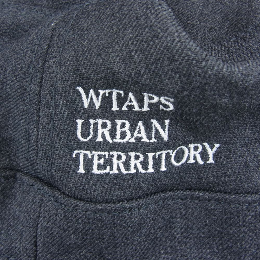 WTAPS ダブルタップス 23SS 231HCDT-HT02 BUCKET 01 HAT POLY TWILL WUT URBAN TERRITORY HAT  ポリ ツイル バケット ハット チャコール系 03【新古品】【未使用】【中古】