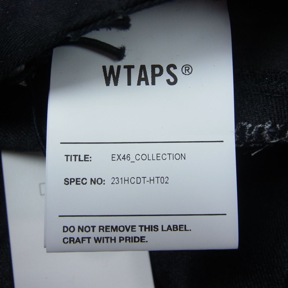 WTAPS ダブルタップス 23SS 231HCDT-HT02 BUCKET 01 HAT POLY TWILL WUT URBAN TERRITORY HAT  ポリ ツイル バケット ハット チャコール系 03【新古品】【未使用】【中古】