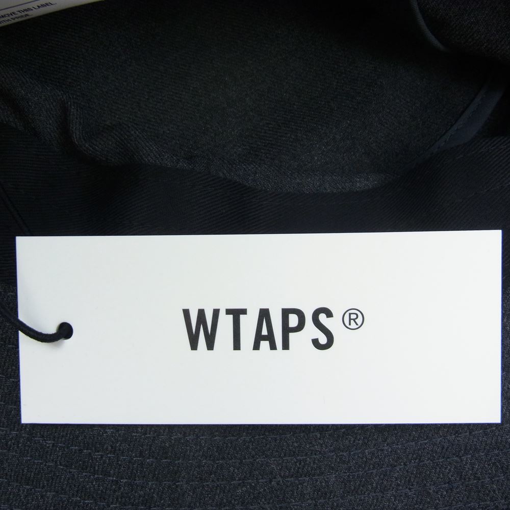 WTAPS ダブルタップス 23SS 231HCDT-HT02 BUCKET 01 HAT POLY TWILL WUT URBAN TERRITORY HAT  ポリ ツイル バケット ハット チャコール系 03【新古品】【未使用】【中古】