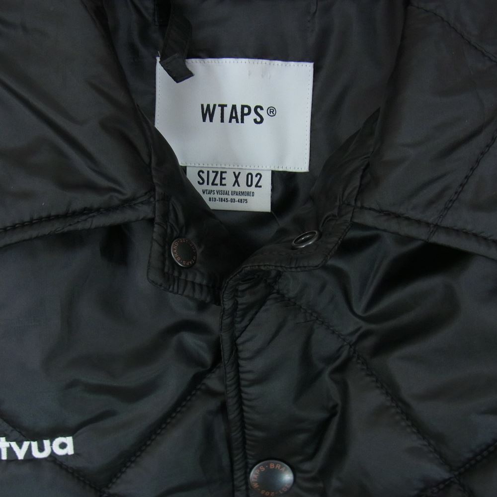 WTAPS ダブルタップス 22AW 222TQDT-JKM05 CHIEF 01 JACKET ダイヤ キルティング コーチ ジャケット ブラック系 02【中古】
