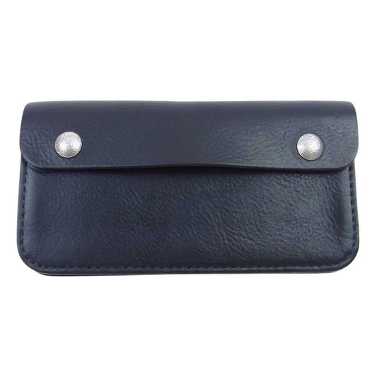 LYNCH SILVERSMITH リンチシルバースミス MB-707 BIKER WALLET MINERVA BOX ミネルヴァ ボックス レザー バイカーウォレット ブラック系【中古】