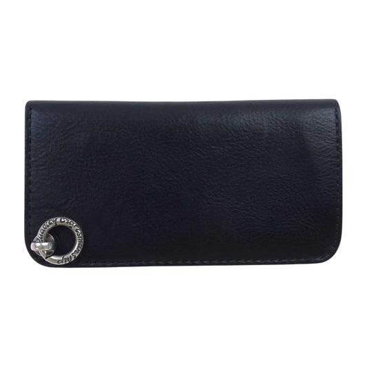 LYNCH SILVERSMITH リンチシルバースミス MB-707 BIKER WALLET MINERVA BOX ミネルヴァ ボックス レザー バイカーウォレット ブラック系【中古】