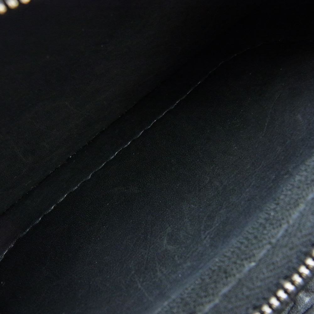 LYNCH SILVERSMITH リンチシルバースミス MB-707 BIKER WALLET MINERVA BOX ミネルヴァ ボックス レザー バイカーウォレット ブラック系【中古】