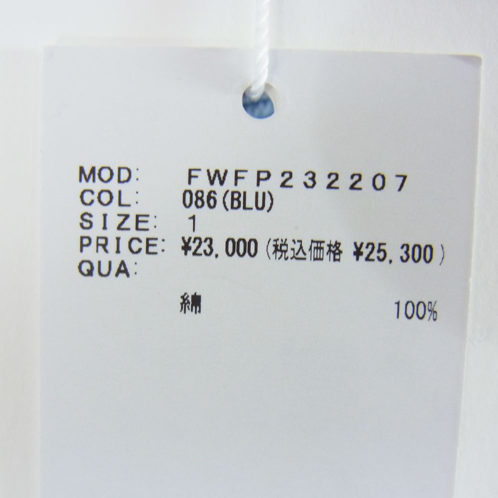 フレイアイディー 23SS FWFP232207 ハイブリーチ デニムパンツ インディゴブルー系 1【極上美品】【中古】