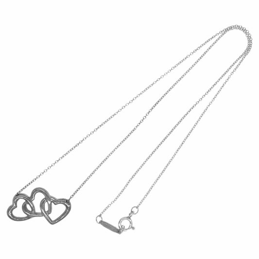 TIFFANY&Co. ティファニー トリプル ハート ネックレス シルバー系【中古】