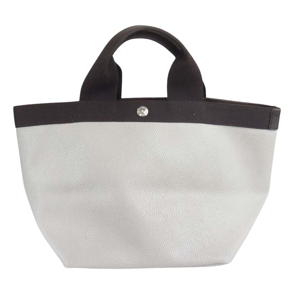 Herve Chapelier エルベ・シャプリエ 707GP リュクス 舟型 トート M マスティック×モカ グレー系【中古】