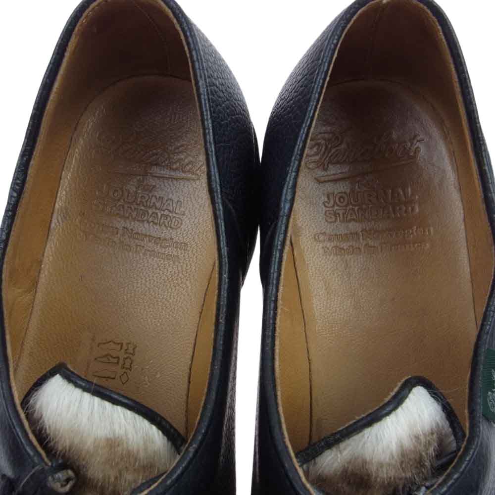 Paraboot パラブーツ 715724 MICHAEL MARCHE ミカエル ポニー ファー レザー シューズ ブラック系 41.5【中古】