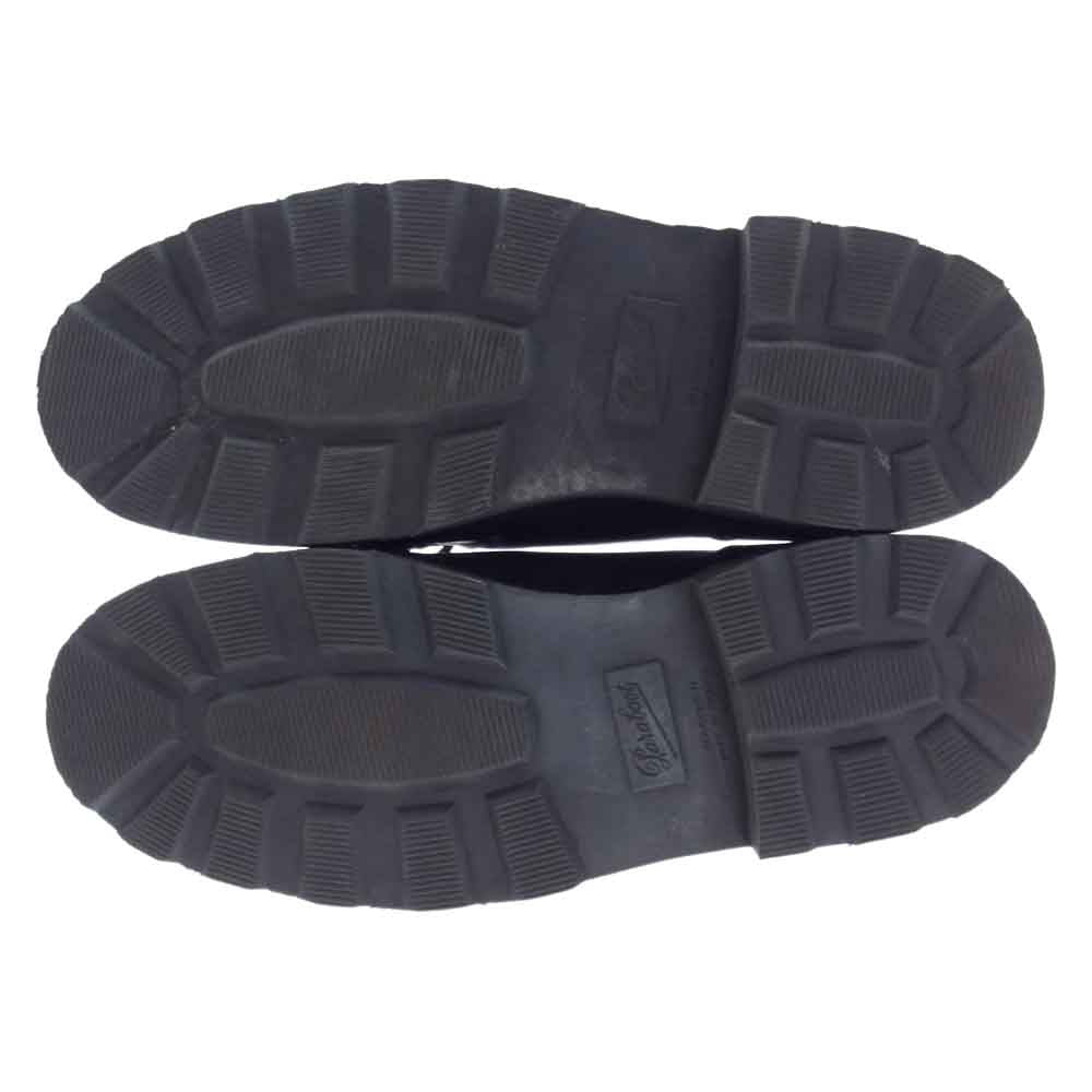 Paraboot パラブーツ 715724 MICHAEL MARCHE ミカエル ポニー ファー レザー シューズ ブラック系 41.5【中古】