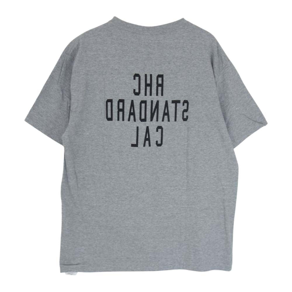 STANDARD CALIFORNIA スタンダードカリフォルニア × Ron Herman ロンハーマン ミッキー 半袖 Tシャツ グレー系 L【中古】