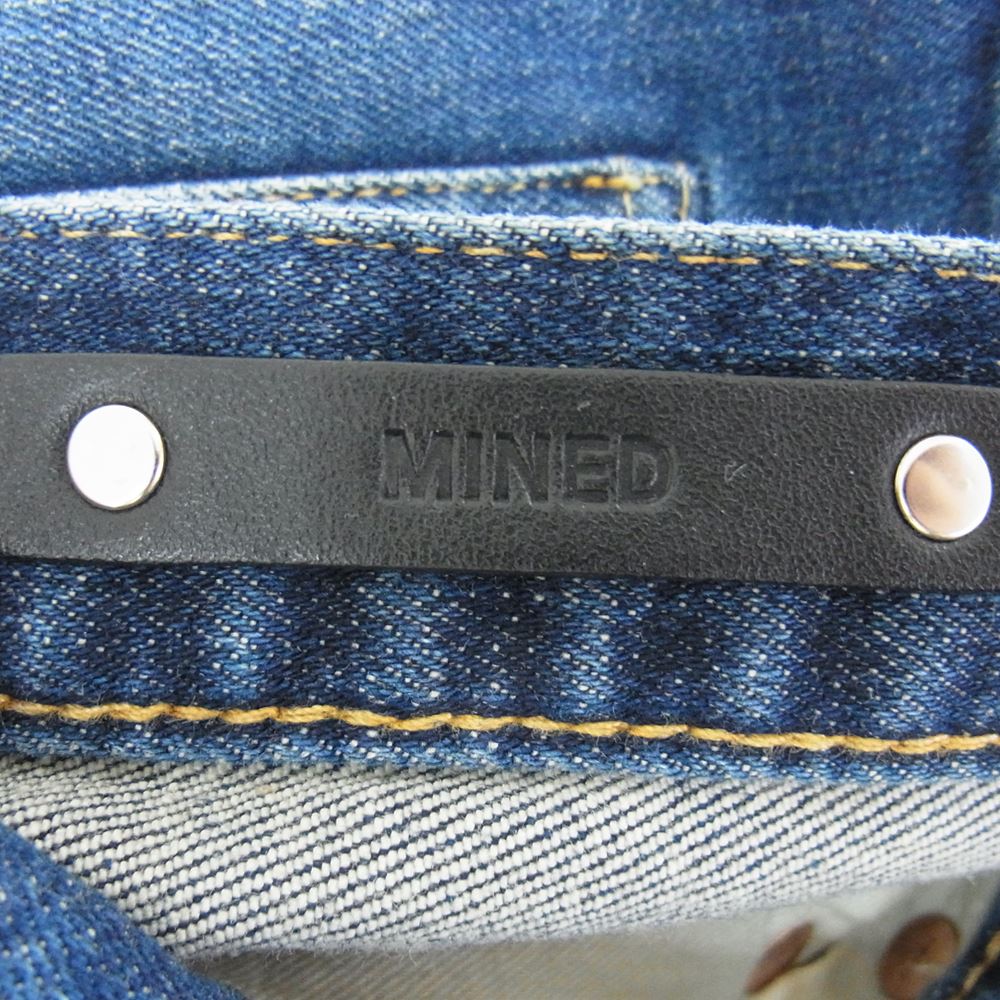 MINEDENIM マインデニム FPK107NUD S.Slim STR 5pocket USD スリム ユーズド加工 5ポケット デニム パンツ インディゴブルー系 7【中古】