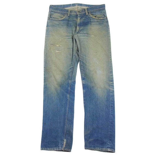 Levi's リーバイス ヴインテージ 60s 70s 505 ビッグE ボタン裏刻印8 42TALON ジップ デニム パンツ インディゴブルー系【中古】