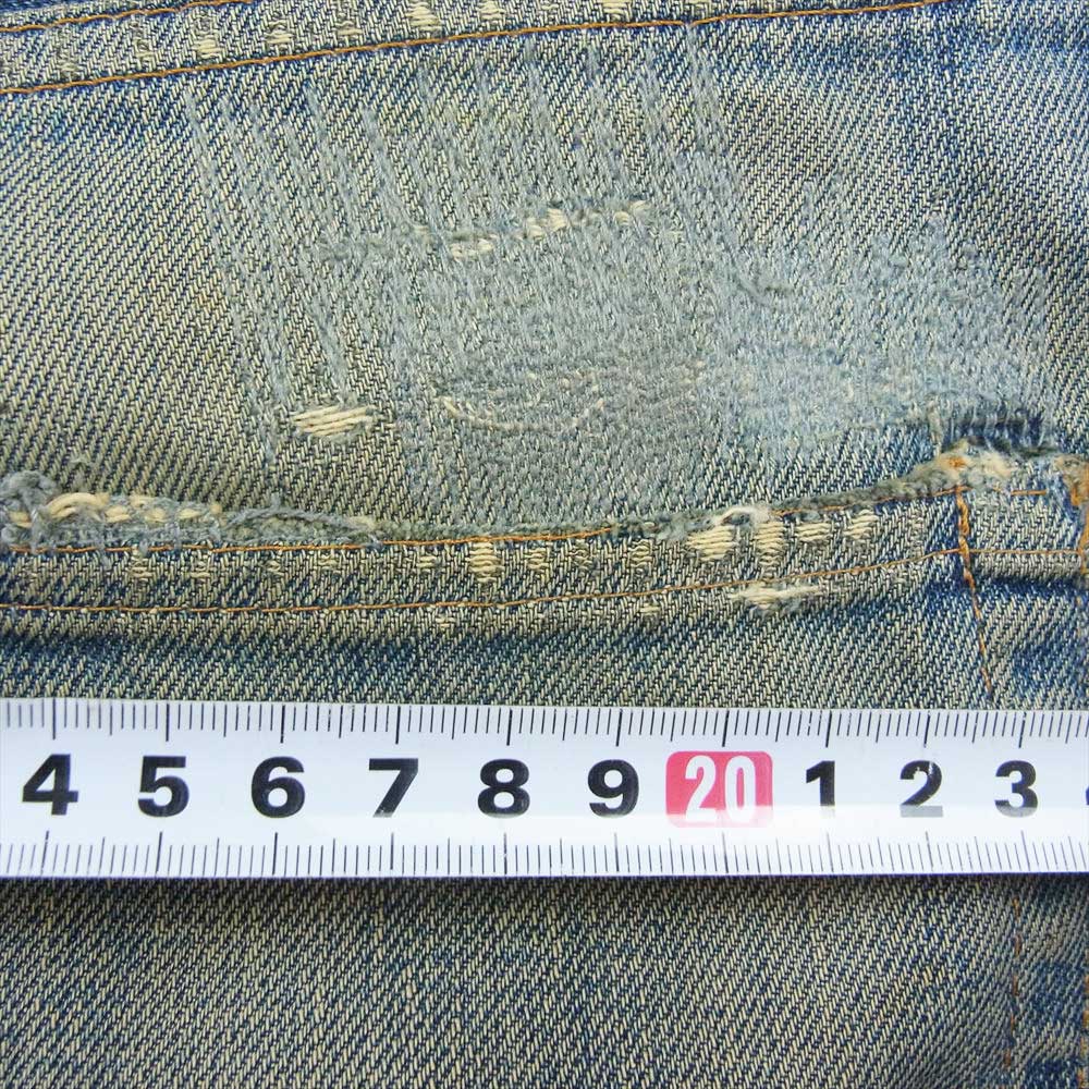 Levi's リーバイス ヴインテージ 60s 70s 505 ビッグE ボタン裏刻印8 42TALON ジップ デニム パンツ インディゴブルー系【中古】