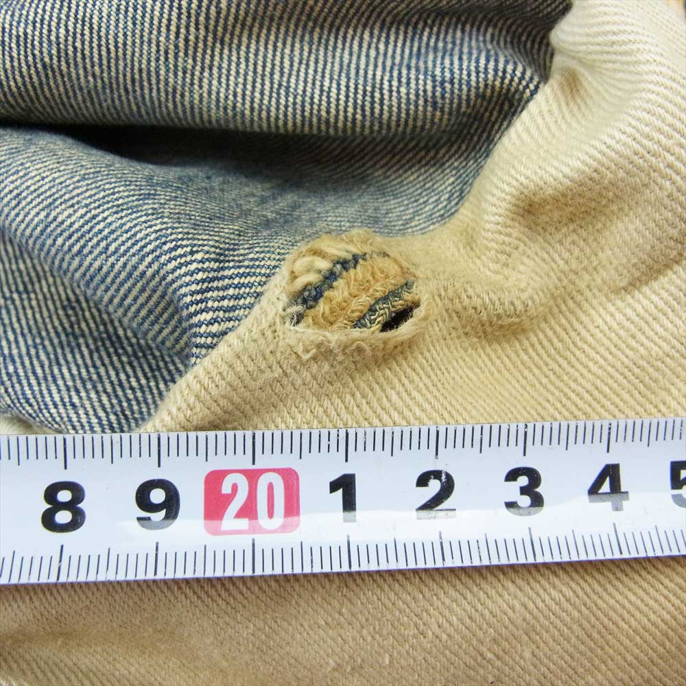Levi's リーバイス ヴインテージ 60s 70s 505 ビッグE ボタン裏刻印8 42TALON ジップ デニム パンツ インディゴブルー系【中古】