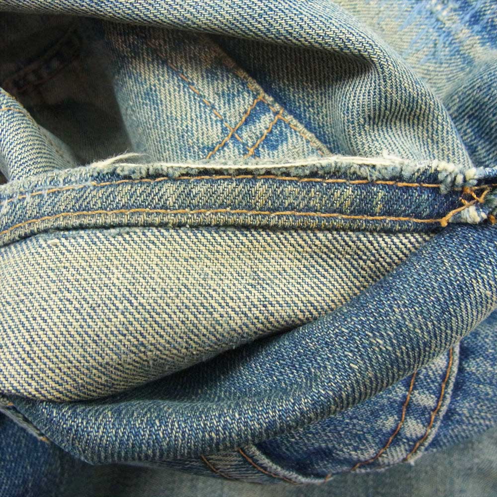 Levi's リーバイス ヴインテージ 60s 70s 505 ビッグE ボタン裏刻印8 42TALON ジップ デニム パンツ インディゴブルー系【中古】