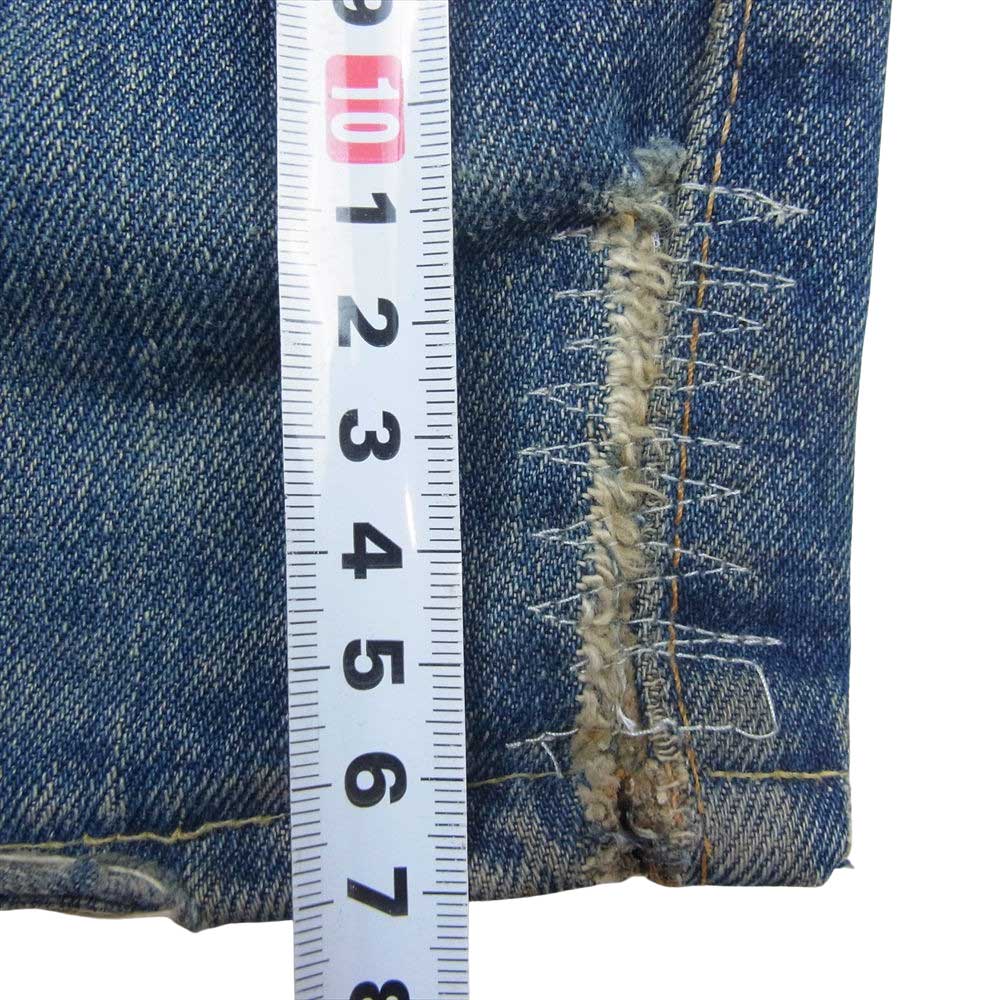 Levi's リーバイス ヴインテージ 60s 70s 505 ビッグE ボタン裏刻印8 42TALON ジップ デニム パンツ インディゴブルー系【中古】