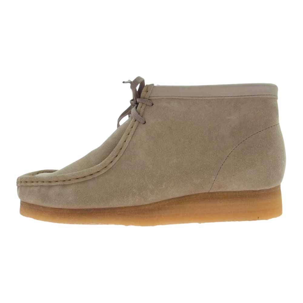 Clarks クラークス 35405 ORIGINALS WALLABEE BOOT スエード ワラビー ブーツ ベージュ系 10.5【極上美品】【中古】