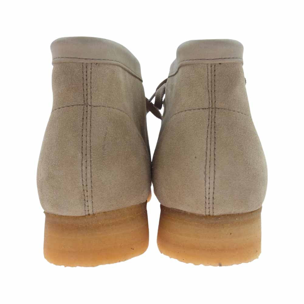 Clarks クラークス 35405 ORIGINALS WALLABEE BOOT スエード ワラビー ブーツ ベージュ系 10.5【極上美品】【中古】
