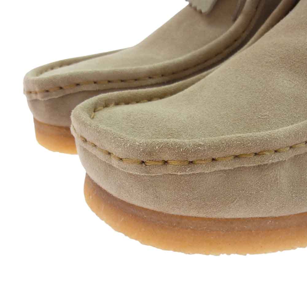 Clarks クラークス 35405 ORIGINALS WALLABEE BOOT スエード ワラビー ブーツ ベージュ系 10.5【極上美品】【中古】