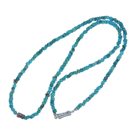 THE FLAT HEAD ザフラットヘッド ターコイズ ネックレス ライトグリーン系【中古】