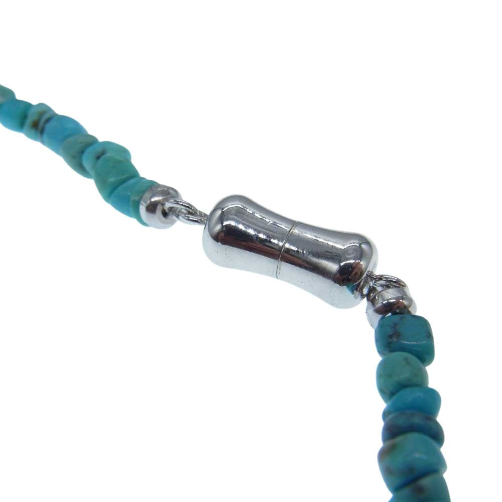 THE FLAT HEAD ザフラットヘッド ターコイズ ネックレス ライトグリーン系【中古】