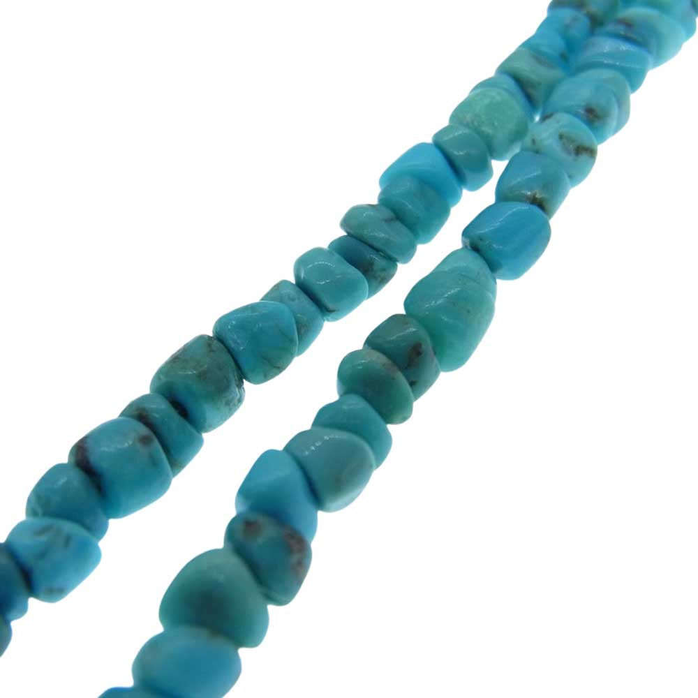 THE FLAT HEAD ザフラットヘッド ターコイズ ネックレス ライトグリーン系【中古】