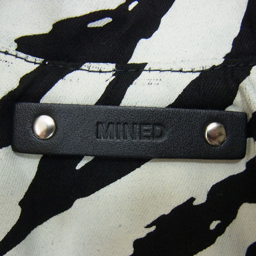 MINEDENIM マインデニム 2303-8002-07-012 Diago.T Denim V.Line Athletic ゼブラ アニマルグラフィック ブルゾン ジャケット ブラック系 1【中古】
