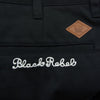 RUDE GALLERY ルードギャラリー 22SS BLACK REBEL ブラック レベル 刺繍 ロゴ トラウザーズ パンツ ブラック系 M【美品】【中古】