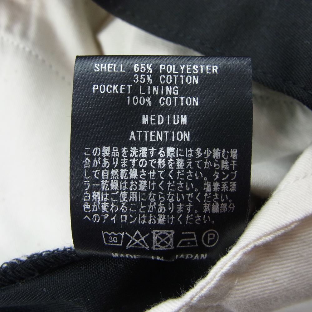 RUDE GALLERY ルードギャラリー 22SS BLACK REBEL ブラック レベル 刺繍 ロゴ トラウザーズ パンツ ブラック系 M【美品】【中古】