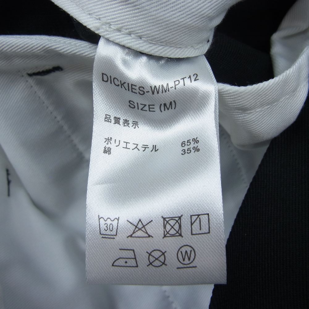 WACKO MARIA ワコマリア 23SS DICKIES-WM-PT12 × DICKIES ディッキーズ DOUBLE PLEATED SHORT TROUSERS TYPE-1 ダブルネーム ショート パンツ ブラック系 M【新古品】【未使用】【中古】