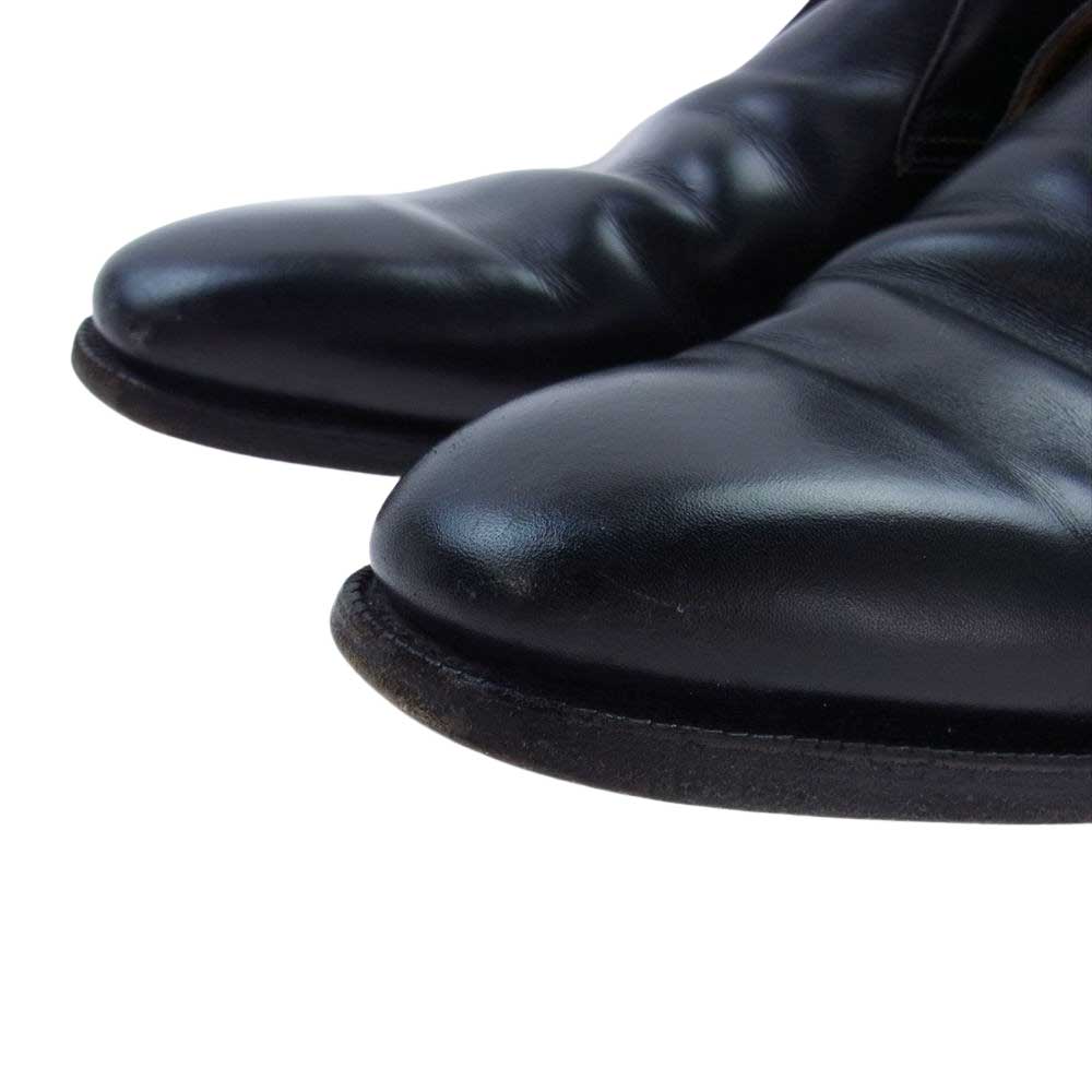 CROCKETT&JONES クロケットアンドジョーンズ 5072-12 Paul Smith ポールスミス 別注 TETBURY テットベリー レザーチャッカ ブーツ ブラック系 8 1/2 E（27cm相当）【中古】