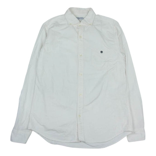 バーンズアウトフィッターズ ボタンダウン 長袖 シャツ ホワイト ホワイト系 M【中古】