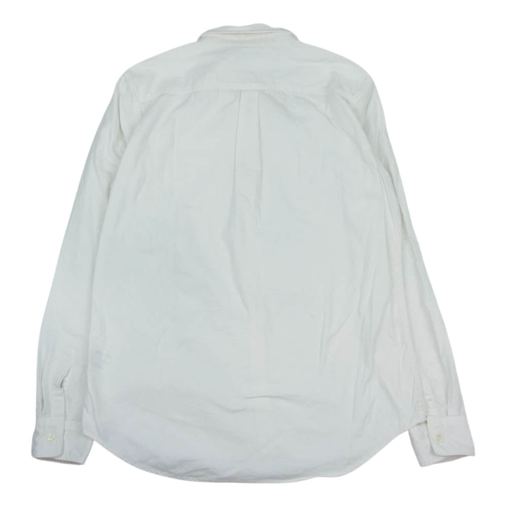 バーンズアウトフィッターズ ボタンダウン 長袖 シャツ ホワイト ホワイト系 M【中古】