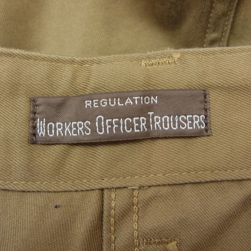 ワーカーズ チノ コットン トラウザーズ パンツ ベージュ系 32【中古】