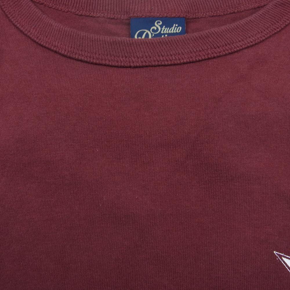 STUDIO D’ARTISAN ステュディオダルチザン SKR-004 シン・仮面ライダー Tシャツ バーガンディー バーガンディー系 M【中古】