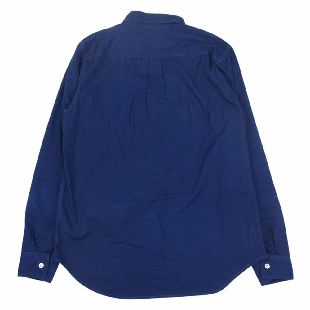 バーンズアウトフィッターズ ボタンダウン 長袖 シャツ ネイビー ネイビー系 M【中古】