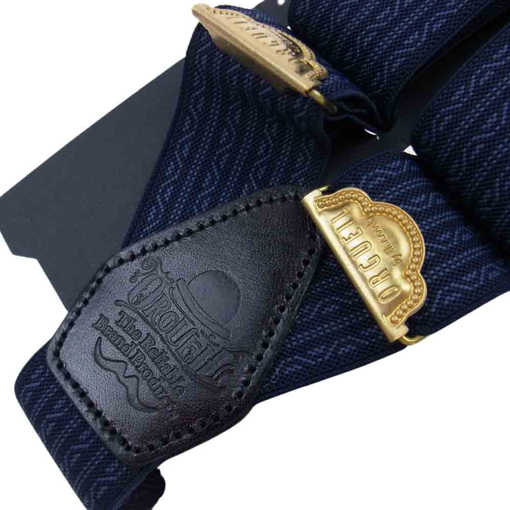 ORGUEIL オルゲイユ OR-7236 Suspender サスペンダー ネイビー ネイビー系【中古】