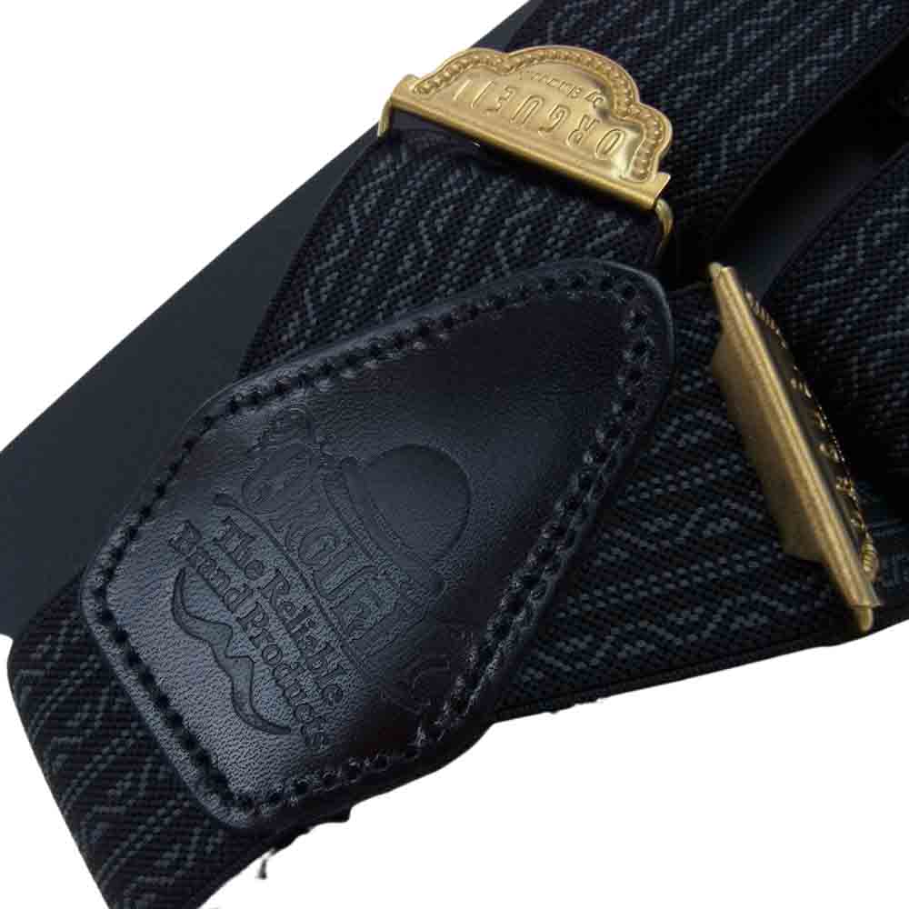 ORGUEIL オルゲイユ Suspender サスペンダー ブラック ブラック系【中古】