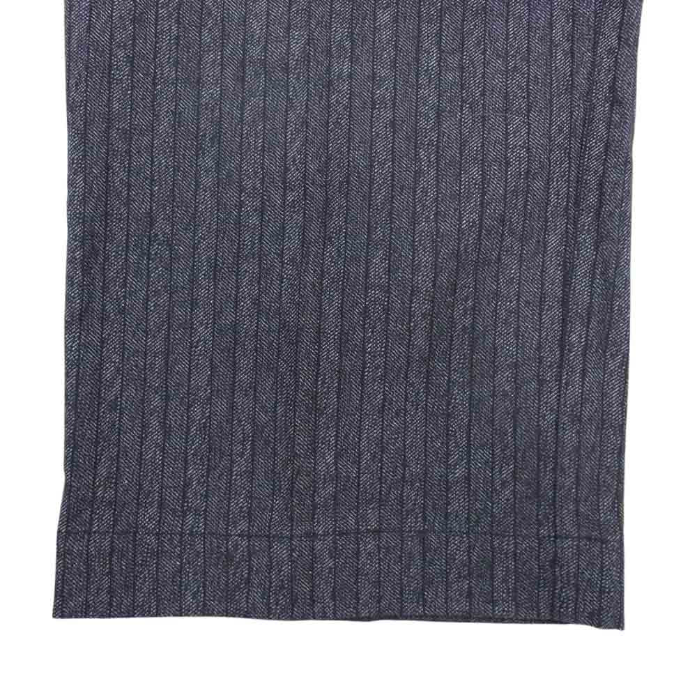 ワーカーズ フレンチ ヘンリーボーン ストライプ パンツ グレー系 30【中古】