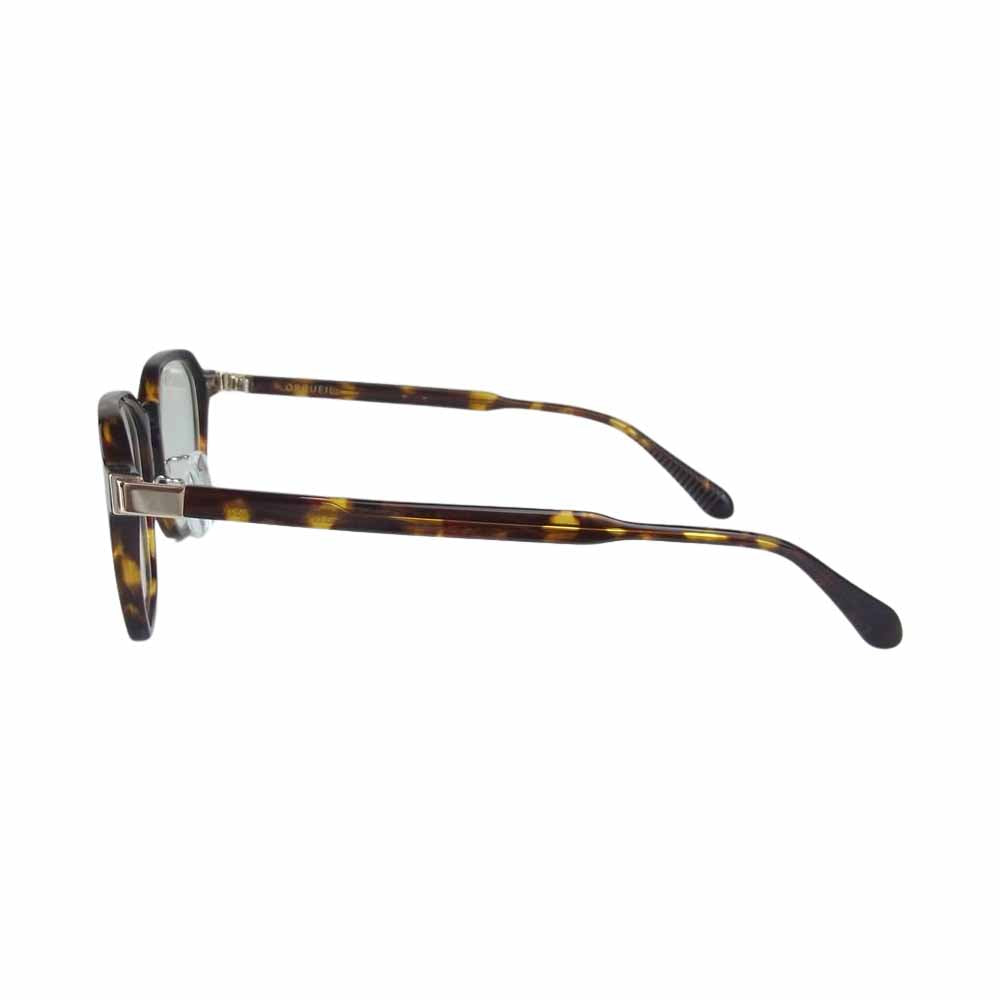 ORGUEIL オルゲイユ ボストン 眼鏡 アイウェア ブラウン系【中古】