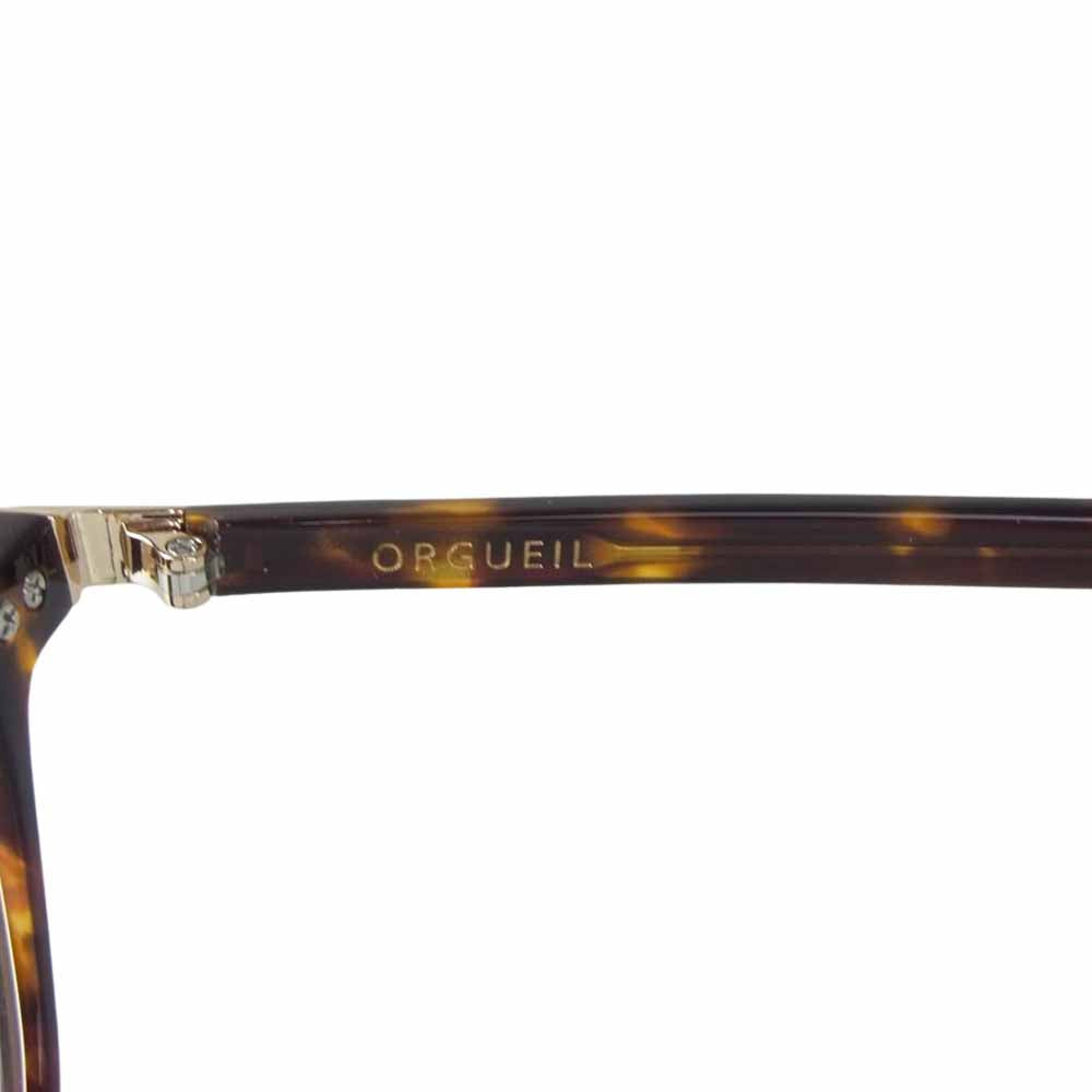 ORGUEIL オルゲイユ ボストン 眼鏡 アイウェア ブラウン系【中古】